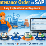 Maintenance Order in SAP PM – Easy Explanation for Beginners