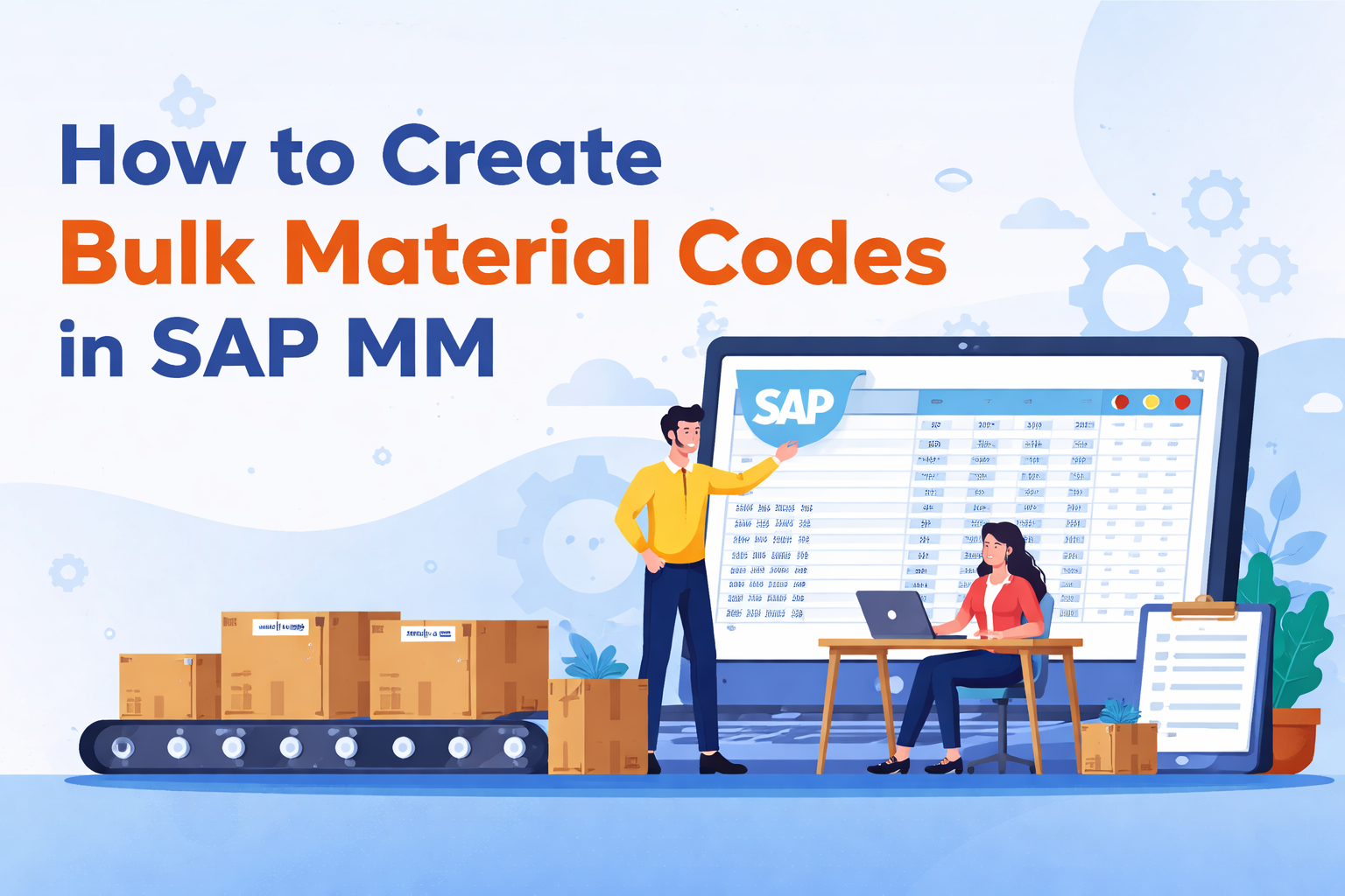 How to Create Material Code in SAP MM