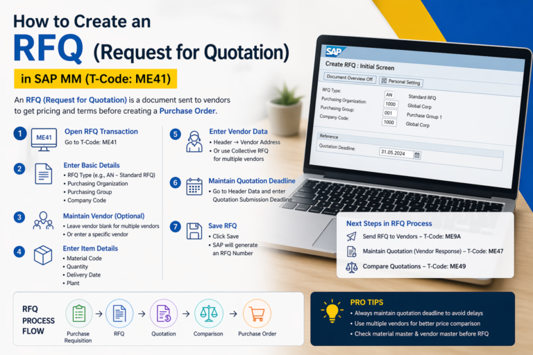 How to Create an RFQ (Request for Quotation)