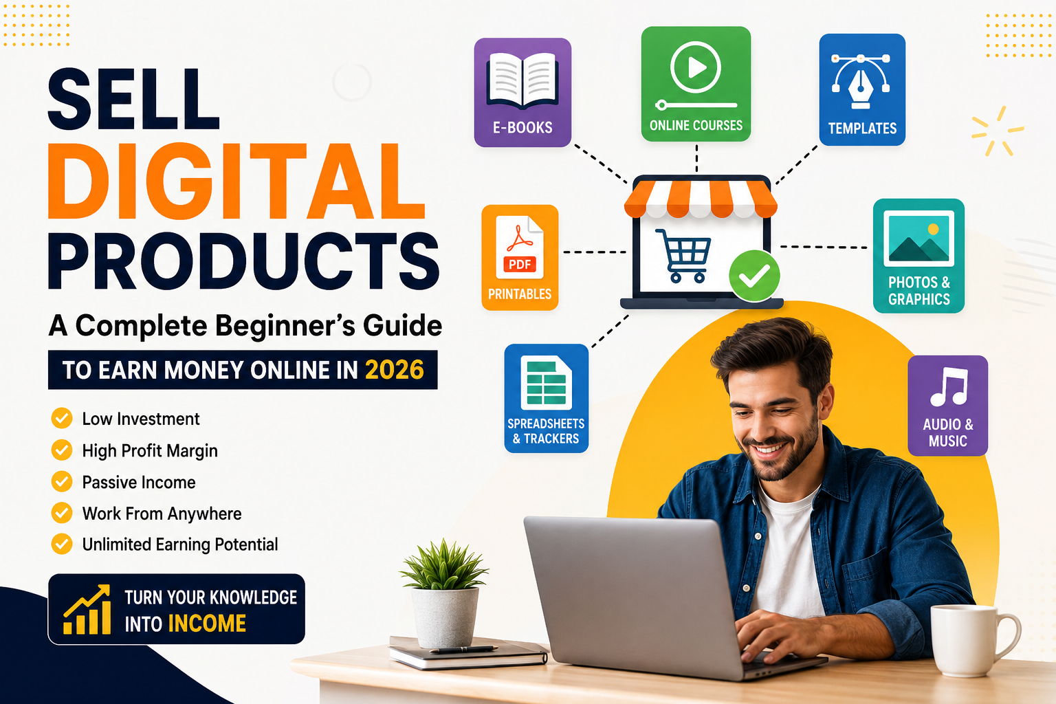 Sell Digital Products: A Complete Beginner's Guide to Earn Money Online in 2026