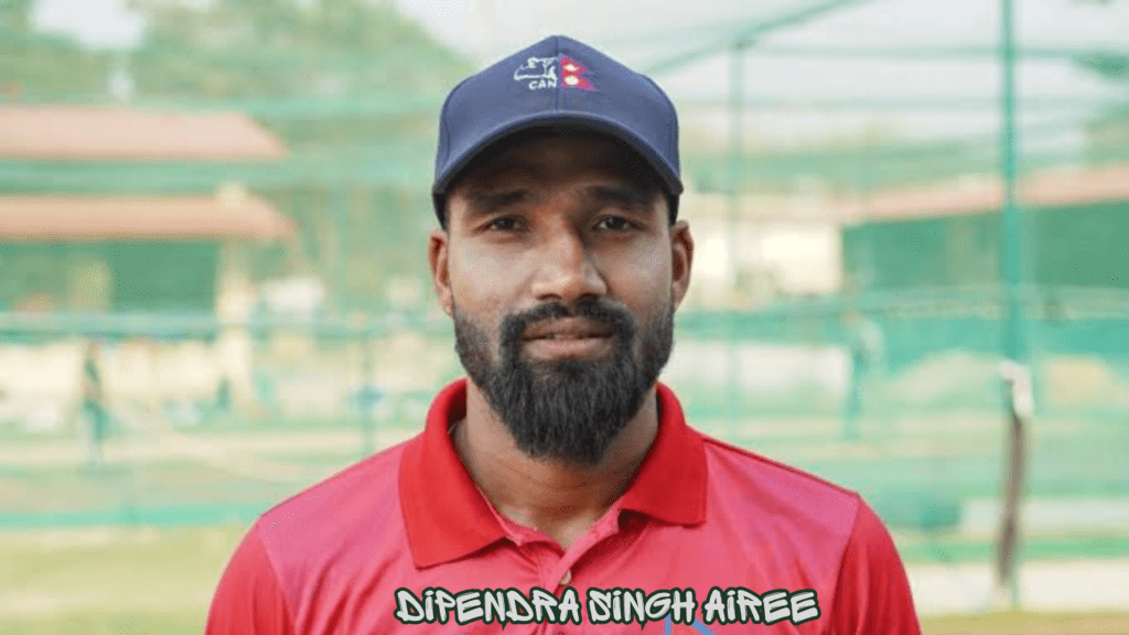 Dipendra Singh Airee Biography: Age, Career, Records, Stats & Latest News: Dipendra Singh Airee is one of Nepal's finest cricketers and a leading all-rounder in international cricket. Known for his explosive batting, off-spin bowling, and exceptional fielding, Airee has become a key player for the Nepal national cricket team. His fearless approach and ability to perform under pressure have earned him fans across the cricketing world.