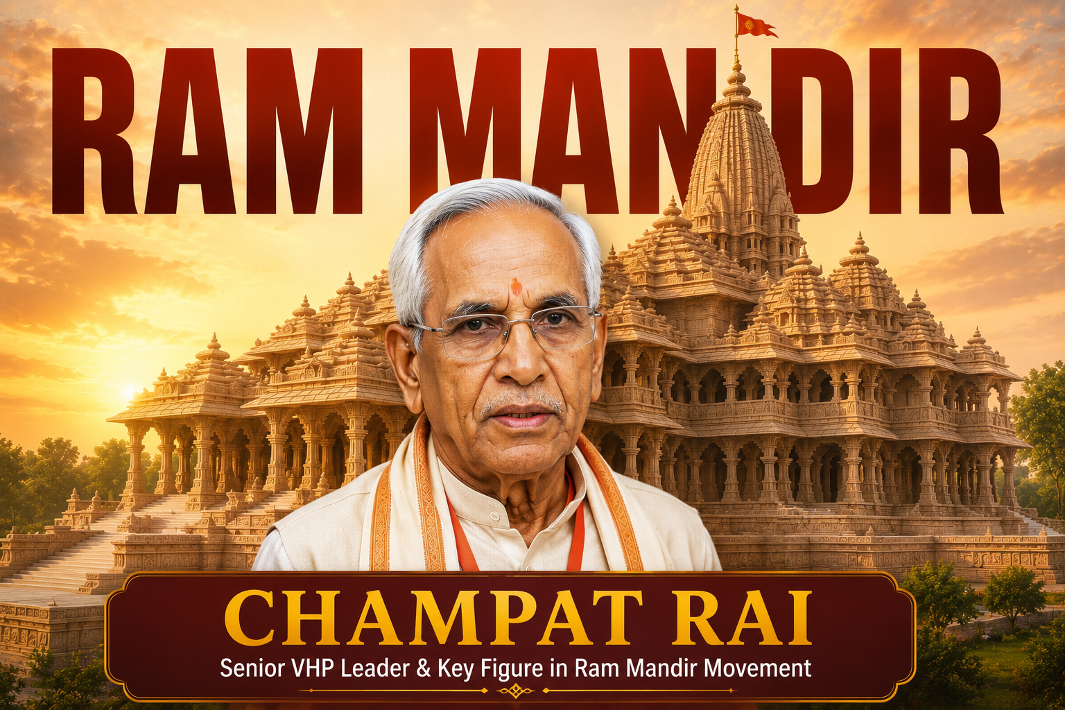 Champat Rai Biography: Age, Ram Mandir Role, Career, Early Life and Latest News